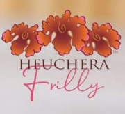 Heuchera 'Frilly' is so special she has her own logo! 