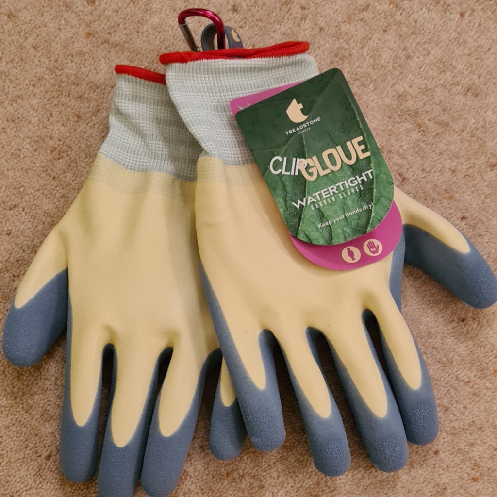Treadstone Clip 'Watertight' Ladies Gardening Gloves - Size Small