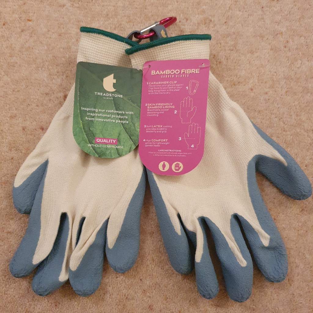 Treadstone Clip Glove 'Bamboo Fibre' Ladies Gardening Glove Size Small